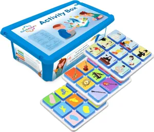 Montessori Speech Therapy Materials - Stage 2 Edu&Kate��s rationale layman Preschool Learning Toys for Kids - 27 Pcs$ 3 Boards   Activity Box - Autism & Early Skills Development - Perfect as 