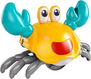 Months - Sensory puzzle shellfish beater announce Walking Musical Toys$ Infant Toys 36 Months$ Dancing Moving Crab with Obstacle Avoidance$ Birthday Gifts for 3 Year Old Toddlers TEMI Crawling Crab Baby Toy for 36 