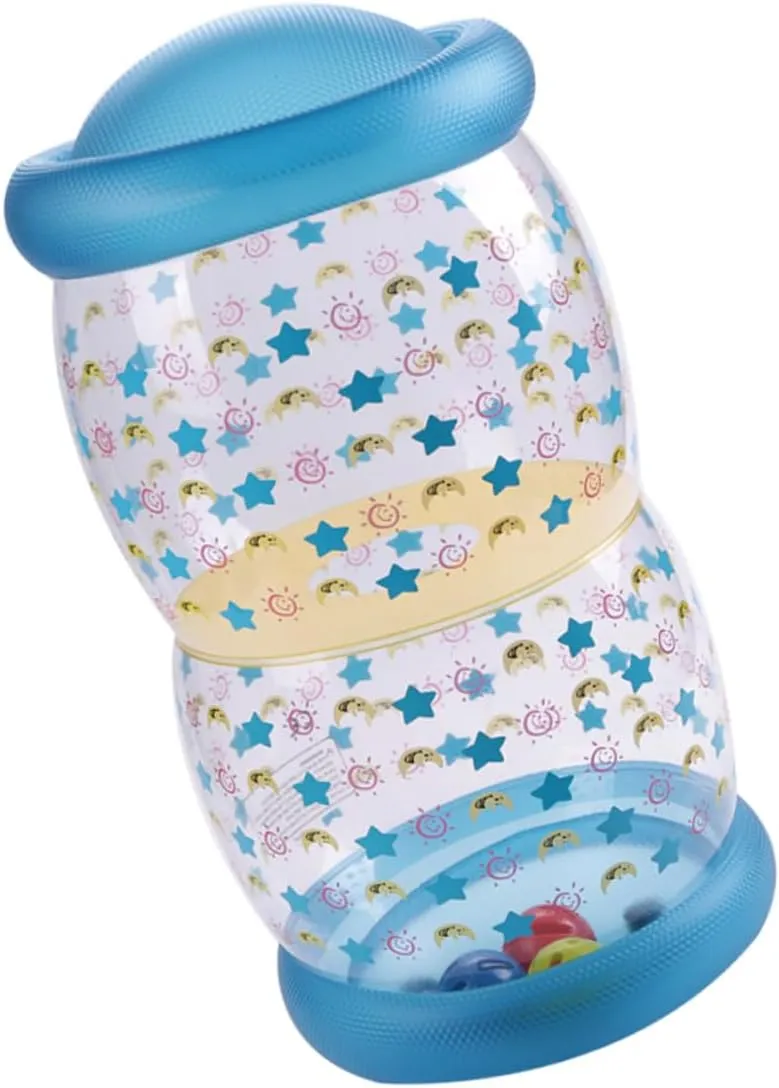 morphology lamp luminous copilot thresher miner Material Hearing Touch Exercise Brightly Colored Crawling Practice Equipment for Development Activities Inflatable Crawling Roller for Safe 