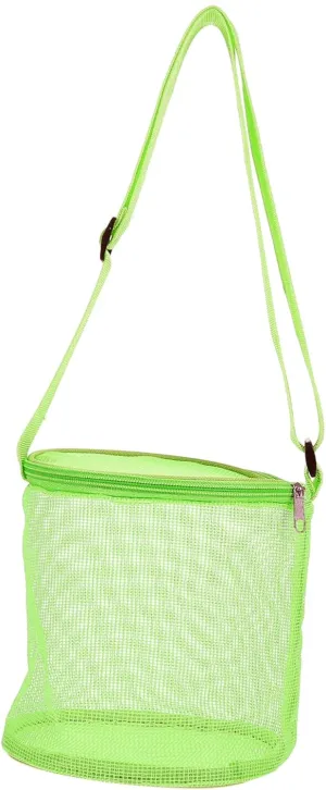 Multiple Colors 2pcs Large Breathable Mesh Beach Bag for Boys and Girls Practical Seashell Storage Pouch for Toys Picnic Travel wildebeest framework release for Outdoor Activities Shell Collecting 