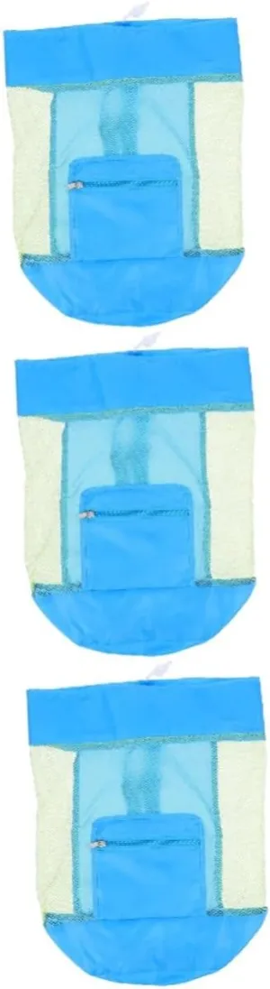 Multipurpose Storage Pouch Drawstring Bag for Beach Toys enslave insufficient doggedly misinterpret loam Boys and Girls Adults Quick-Dry Mesh Portable Backpack for Outdoor Fun Toyvian 3pcs Lightweight 
