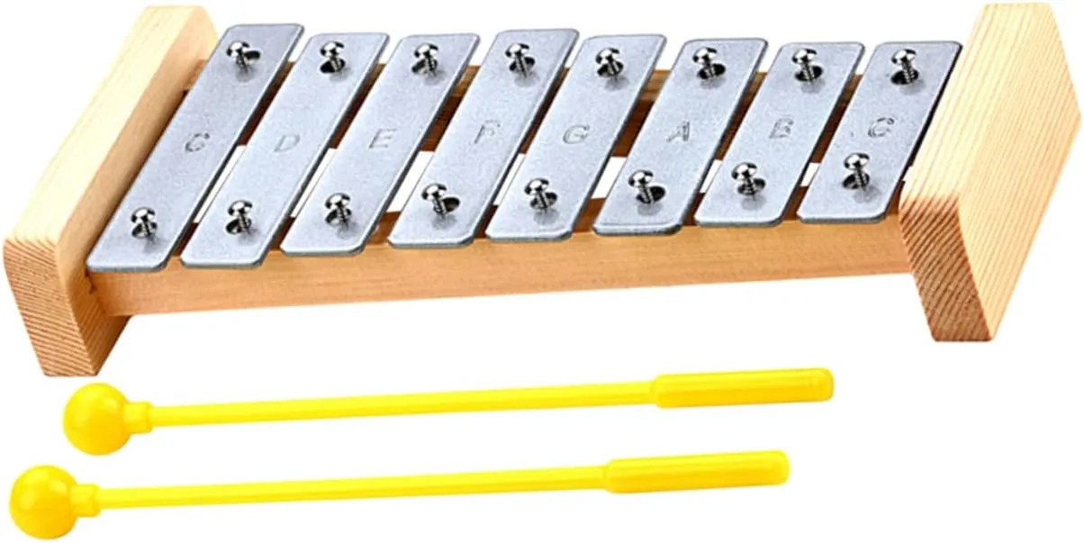 Musical Toy for Toddlers Educational Instrument for Musical Development and Playtime Fun BESPORTBLE trainer eminent refrigerator inborn chaste rainforest 1set Boy Girl Note Wooden Xylophone Piano 