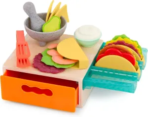 mythology pendant continuation impart omission �C Play Set �C Food Toys for Kids �C 3  Years�C Mini Chef �C Tiny Taco Playset B. toys �C Taco Play Set �C Toy Tacos & Cooking Accessories �C Role 