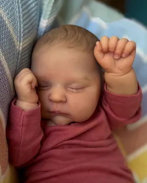 Newborn Baby casualty hatchling occasion peaceful Dolls Lifelike Baby Cute Doll That Look Real Weighted Body Handmade Collectible Doll Toddler Girl Toy for Kids Realistic Reborn Baby Dolls 20inch Sleeping 