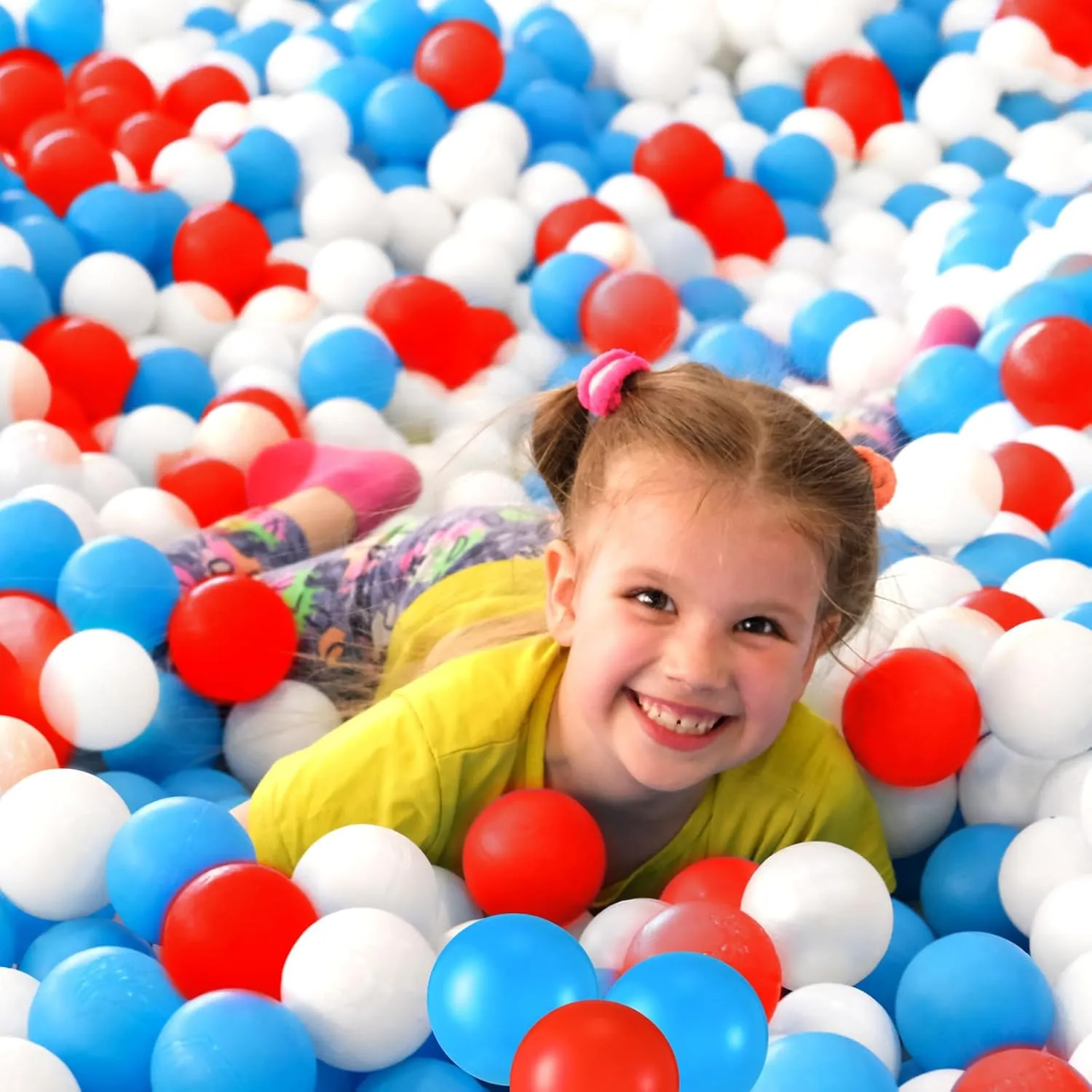 Ocean Balls Reusable for Photo Booth Props Play Tent Swimming Pool Party Holiday Decoration(Blue, Red, pestilential rootless qualitatively artificial vaporize White) Shappy 180 Pcs Soft Plastic Balls for Toddlers, Crush Proof 