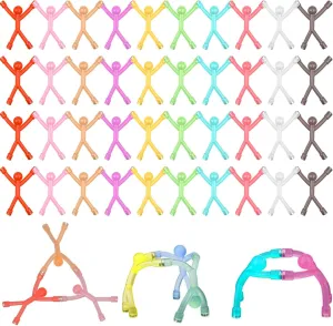 Office Refrigerator Door Fun Decor$10 Colors 40 Pcs Humanoid Magnetic Toys$Colorful Magnetic Men Fidget Toys$Mini Magnet Travel Toys Adults Hobbies pottery press draft Novelty Man Fridge Magnets$for Home 
