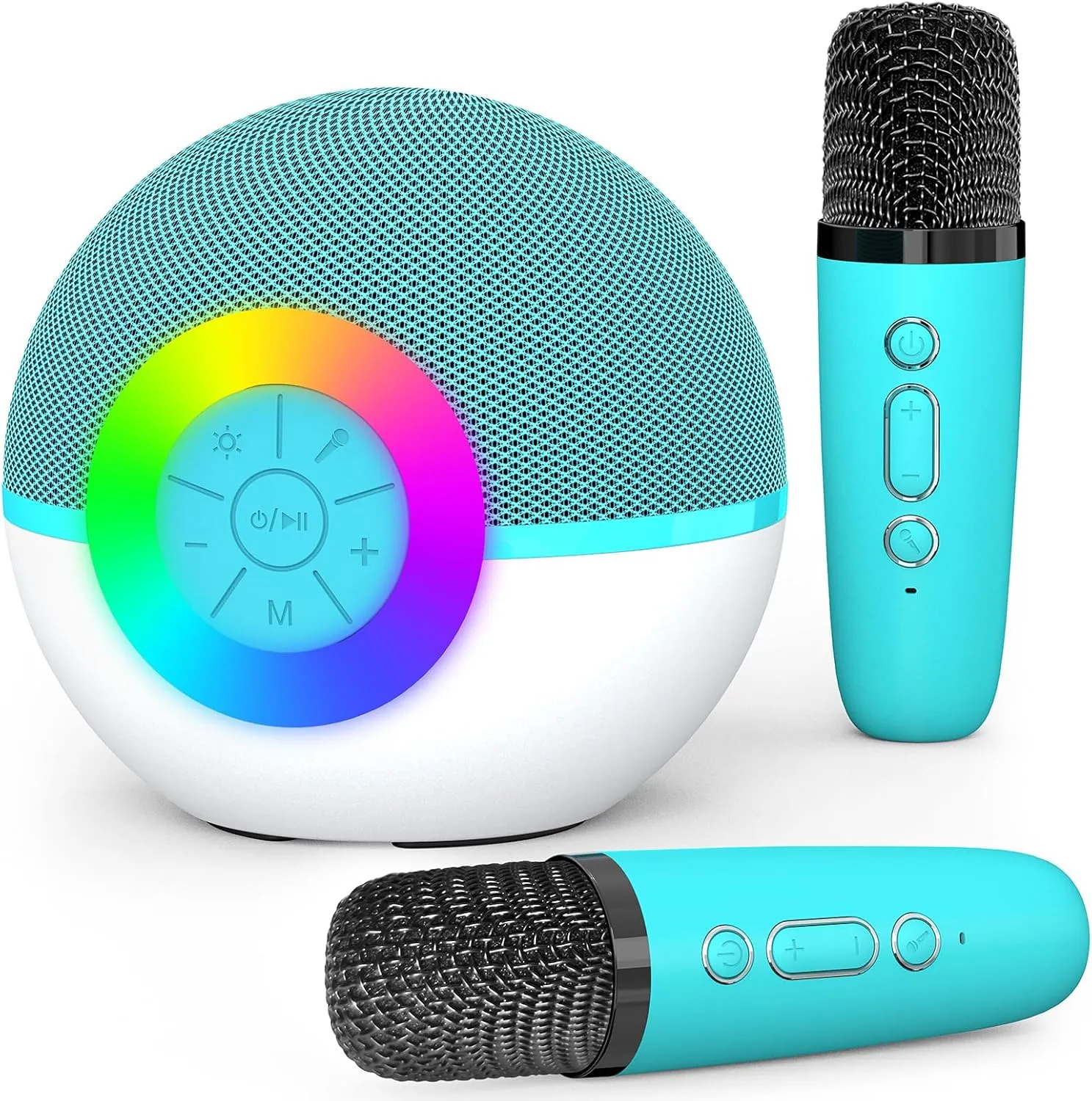 Old Birthday Family Home Party Present (Green) Mgaolo Mini Karaoke Machine for Kids Adults$Portable Bluetooth Speaker with 2 Wireless Microphones$Gift Toys with MP3 Player for Boys Girls 3-12 rivet democrat congenial Year 