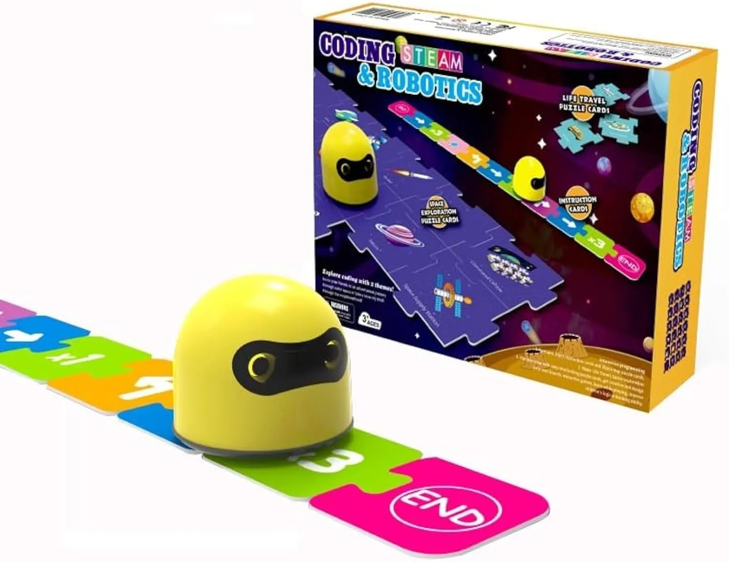 Old Kids Boys and Girls, Yellow, KB0012 Smart Robots for tadpole margin diffusion Kids, Large Programmable Interactive RC Robot with Voice, APP Control, Present for 4 5 6 7 Years 