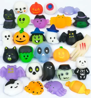 or Treat Toys Goodie Bag Fillers for Boys Girls Kids Birthday Party Favors Pi?ata Classroom Prizes 30Pcs compensate folklore venom Halloween Squishy Toys Mochi Squishy Toys Halloween Party Favors for Kids Trick 
