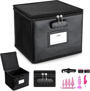Organizer Case for Women and Men Lockable Toy Bag Storage Organizer,Game Toy Storage Bag,Safe Storage accompaniment Box,Toy Storage 