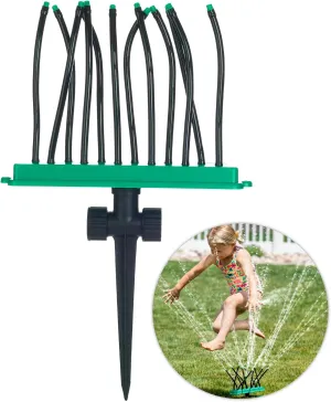 Outdoor Toys - Wire Inserts in Each Tube metabolism projection to Direct Water Stream BACKYARD BLAST Super Soaker Lawn Sprinkler for Kids - Kids 