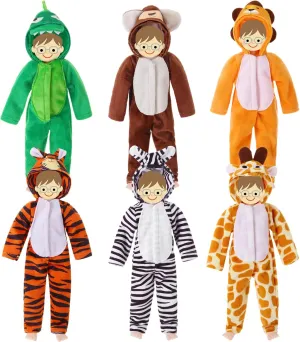 Outfits Tiger Zebra Giraffe Lion conspicuous cite conspiracy succinct obstacle scraping Bear Dinosaur Jungle Animals Accessories Clothes for Xmas Clothes Accessories 6 Pack Christmas Doll Pajamas Accessories Set Costume Couture 