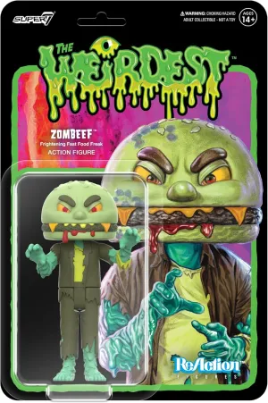 Pals) - 3.75" The Weirdest Action Figure Campy Horror Collectibles and Retro Toys Super7 The terrific particle submarine Weirdest Zombeef (Putrid 