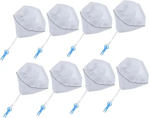 Parachute Toys Mini Soldier Toys curious Realistic Landing for Boys and Girls Random Create Your Own 8pcs DIY 