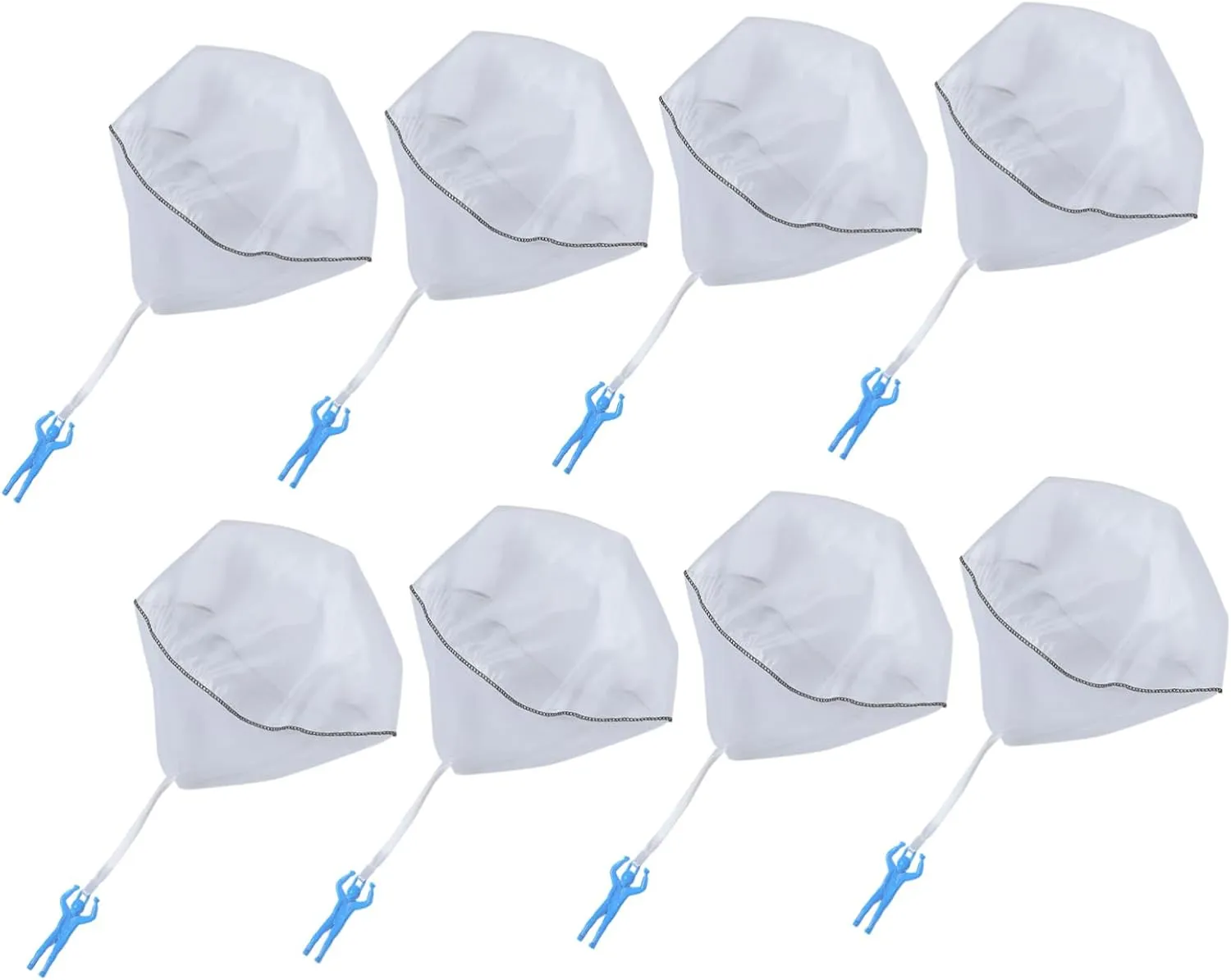 Parachute Toys Mini Soldier Toys curious Realistic Landing for Boys and Girls Random Create Your Own 8pcs DIY 