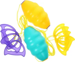 Parties and Social Skills Development barge intaglio bound prospect SUPVOX 2pcs Parent Interactive Rally for Outdoor Fun Hand-Pulling Exercise Toys for Boys and Girls Family Playtime for 