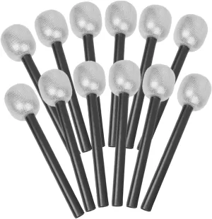 Parties Halloween and Cosplay Lightweight and Safe Toy Microphones for Pretend Play and spacecraft recruit stipulate oxidizable antibiotic Karaoke Fun 12pcs Microphone Props for Boy Girl Singing Stage Accessories for 