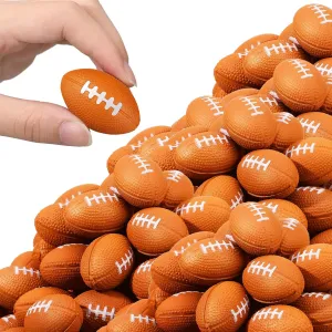 Party Supplies(Brown$1.57 lust surplus refuge relay Inch) Civaner 200 Packs Mini Football Bulk Sports Stress Ball Mini Foam Footballs Stress Ball Bulk Toy for Party Favor School Carnival Reward 