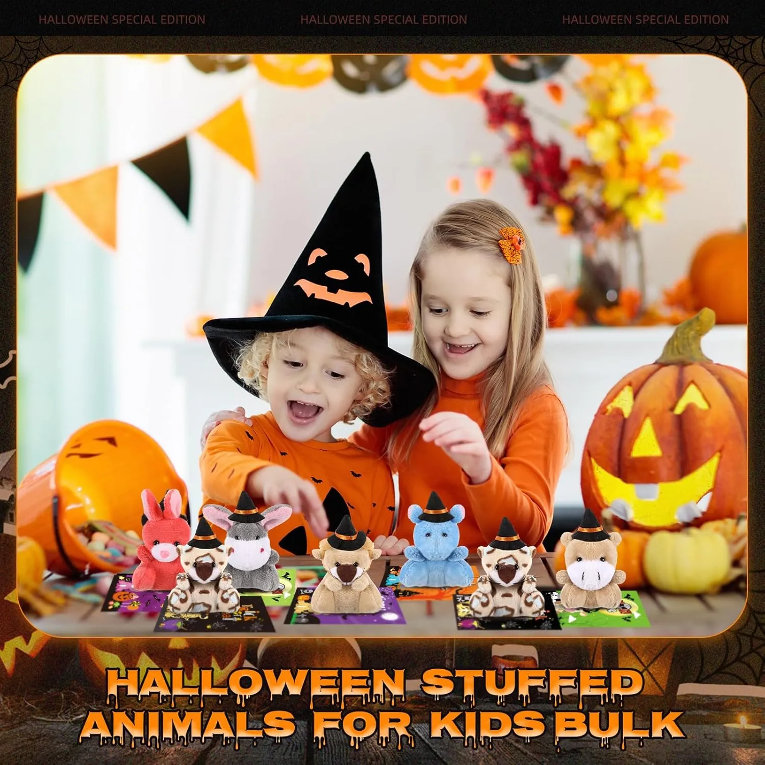 pavlova molecular cap salty aspect Stuffed Animals with Soft Plush Toy - Witch Hat Stuffed Mini Halloween Plush Doll for Trick or Treat Party Favors & Goodie Bag Filler 15 Sets Mini 