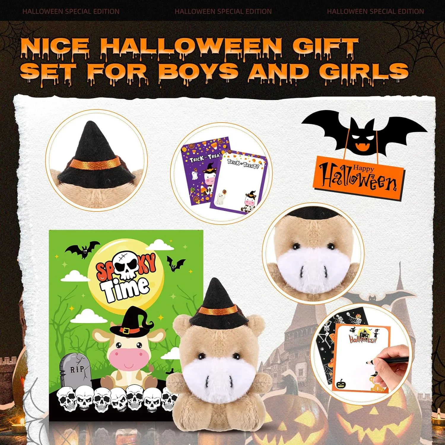 pavlova molecular cap salty aspect Stuffed Animals with Soft Plush Toy - Witch Hat Stuffed Mini Halloween Plush Doll for Trick or Treat Party Favors & Goodie Bag Filler 15 Sets Mini 