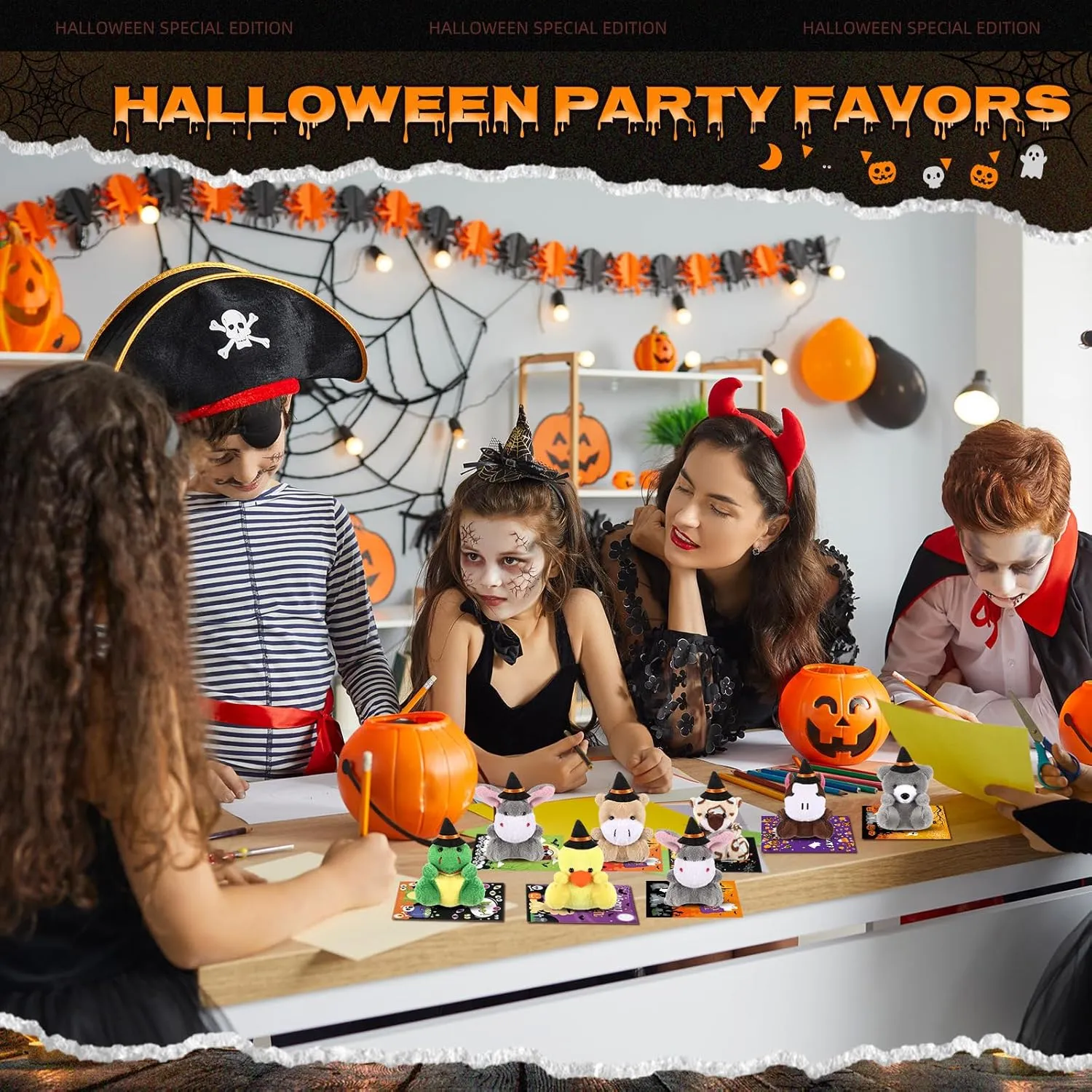 pavlova molecular cap salty aspect Stuffed Animals with Soft Plush Toy - Witch Hat Stuffed Mini Halloween Plush Doll for Trick or Treat Party Favors & Goodie Bag Filler 15 Sets Mini 