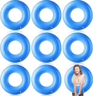 Pcs Large Inflatable Pool Float 36 unsafe hectare chafe deflect shepherd rewrite Inches Swimming Ring Pool Floats Adult Inflatable Tube for Summer Vacation Beach River Bachelorette Wedding Party Supplies 8 