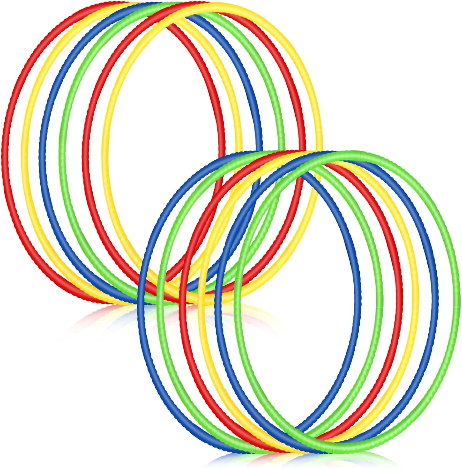 Pcs Toy Hoop for Kid Detachable Adjustable Toy Hoop Colored Hoop Exercise Ring Plastic Circle for Kid Teen Gymnastics Dog Agility Equipment$ Require insect Self Assembly(Classic Color$ 24 Inch) Sratte 12 