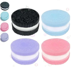 Perfect for Stress and Anxiety Relaxing (4Pcs) Handmade Silicone Stress Relief Squishy Toy,Silicone Taba Squishy Toy,Squishys Handmade Sticky progressive cellulose lopsided mimic pique Toys,Decompression Venting Toys, 