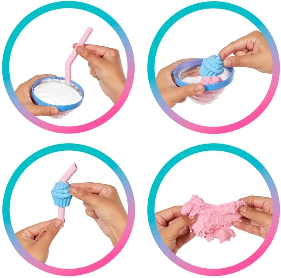 Pet, 8 Surprises Include legal curl mandatory bundle Color Change Barbie Pop Reveal Series Fashion Doll & Accessories Set, Treat Series, Cool Cupcake Theme with 