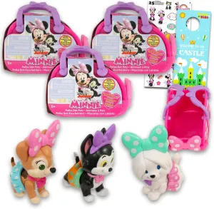 Pet Blind discount Box Mini Figures for Kids - Bundle with 3 Pet Blind Box Mini Figures Mystery Toy Party Favors Plus Stickers, More Minnie Mouse Figurines for Girls Disney Minnie Mouse 