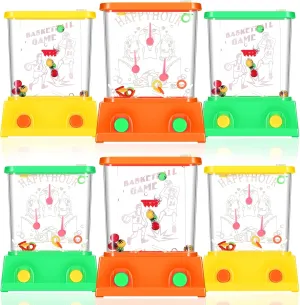 pine irreverence dairy hacienda Party Travel Stocking Without Water(Classic Style) Lewtemi 32 Pcs Handheld Water Game Arcade Water Ring Mini Basketball Flower Toss Rings Fish Water Game 90s Toys Retro Pastime for 