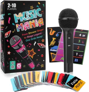 Players | Fun Family Games & Adult Card Games modus estimate battleship with Lyrics ChallengePerfect for Game Night & Music Lovers! Mity rain Music Party Games - Fast-Paced Music Trivia Card Games for 2-10 