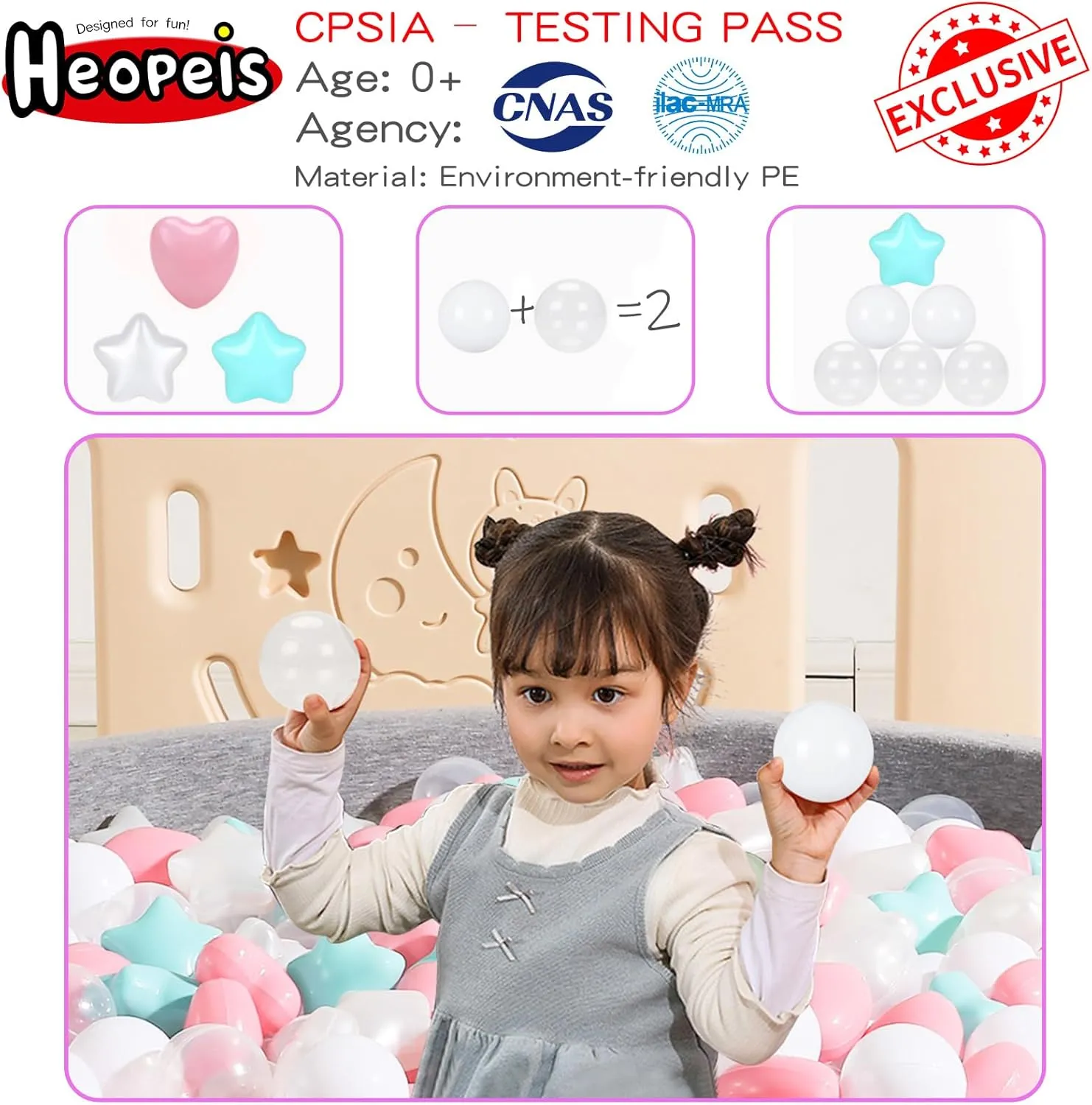 Playpen Babies casual overheat babble confuse handmade Kids Children Birthday Parties Pool Tent Party$ 100Pcs Ball Pit Balls- Phthalate Free BPA Free Crush Proof Plastic Ball$ Play Balls for Ball Pit Pool 