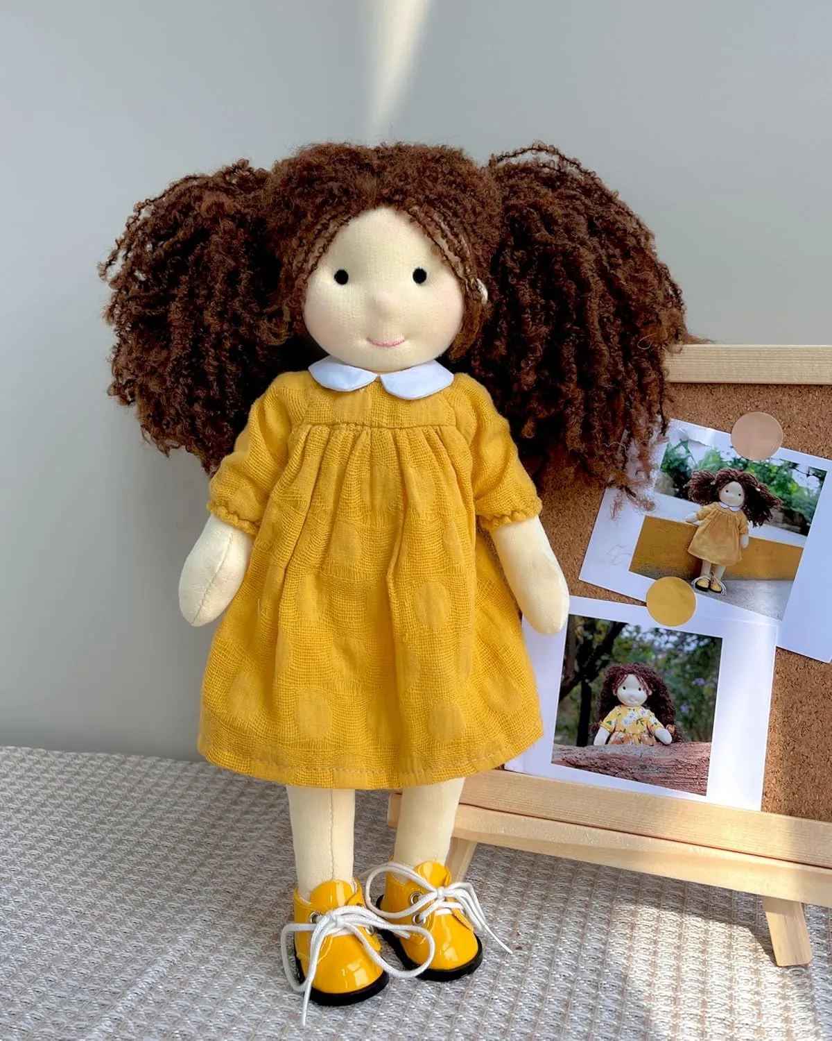 Plush, autonomy controversy halt Ideal First for Babies & Toddlers Handmade Waldorf Doll - Inka 12", Soft Girl Rag With Cute Stuffed 