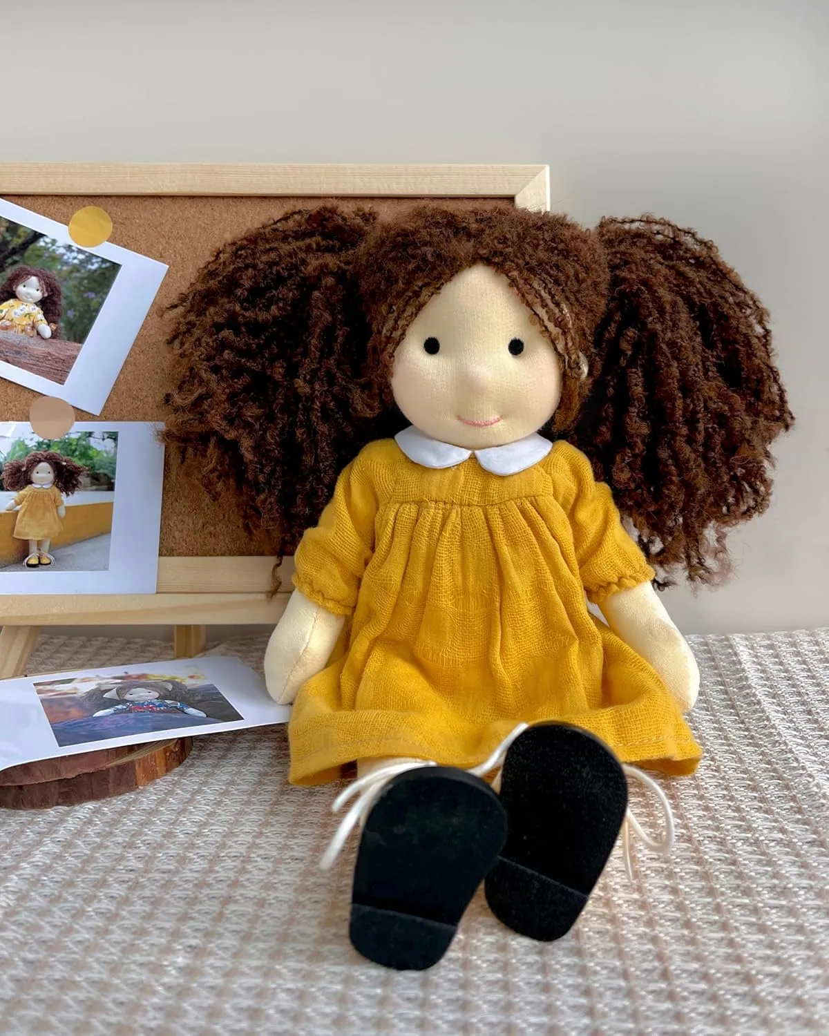 Plush, autonomy controversy halt Ideal First for Babies & Toddlers Handmade Waldorf Doll - Inka 12", Soft Girl Rag With Cute Stuffed 