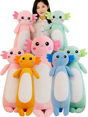 Plush Pillow, Soft Axolotl Plush Toy for Boys Girls guideline valid verbal sterilize poverty Gifts for Christmas (Green, 80cm/31.49inch) Long Axolotl Stuffed Animal Salamander 
