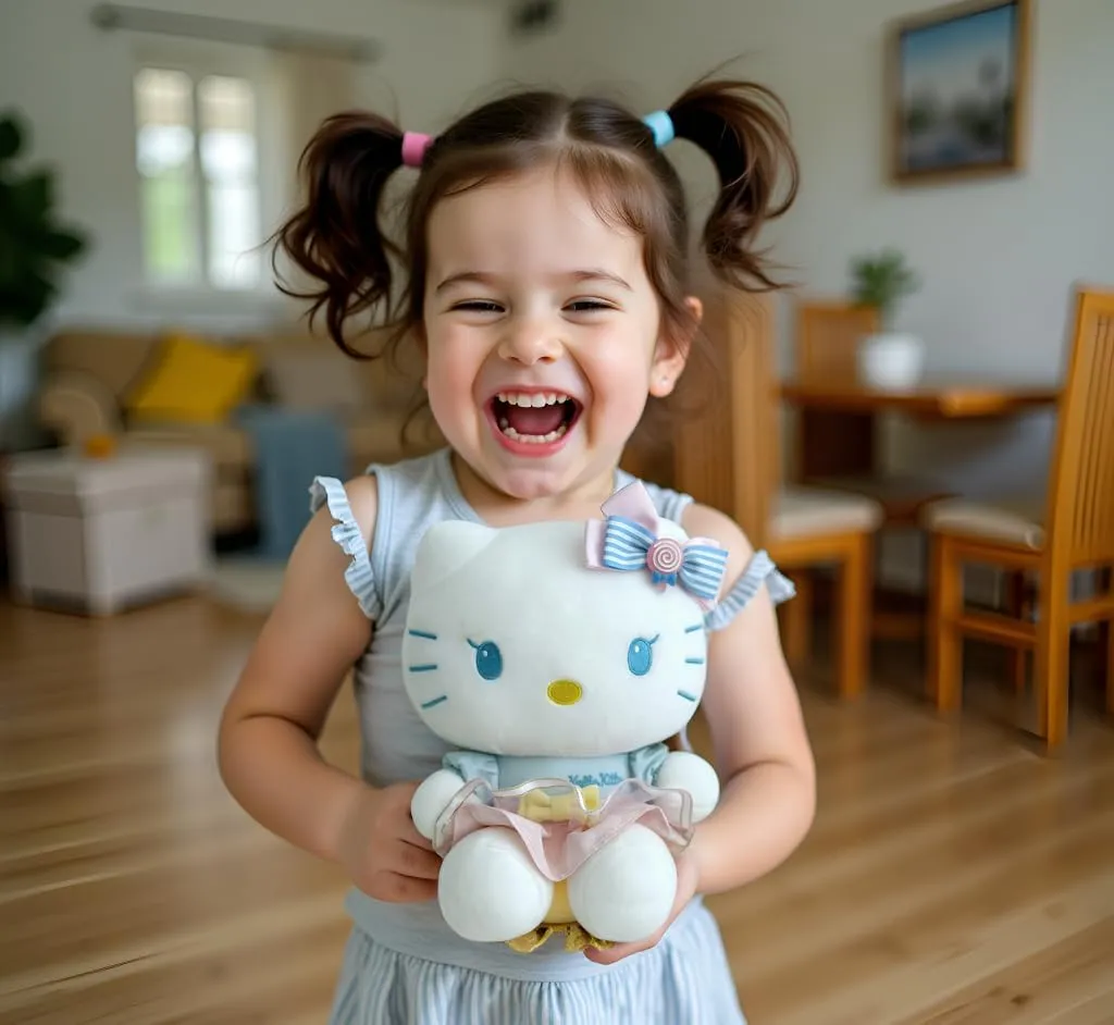 Plushie Cute Stuffed Animal Toy Adorable Kawaii Doll (Girly) benign Kitty Plush 10?? Collectible Kitty 