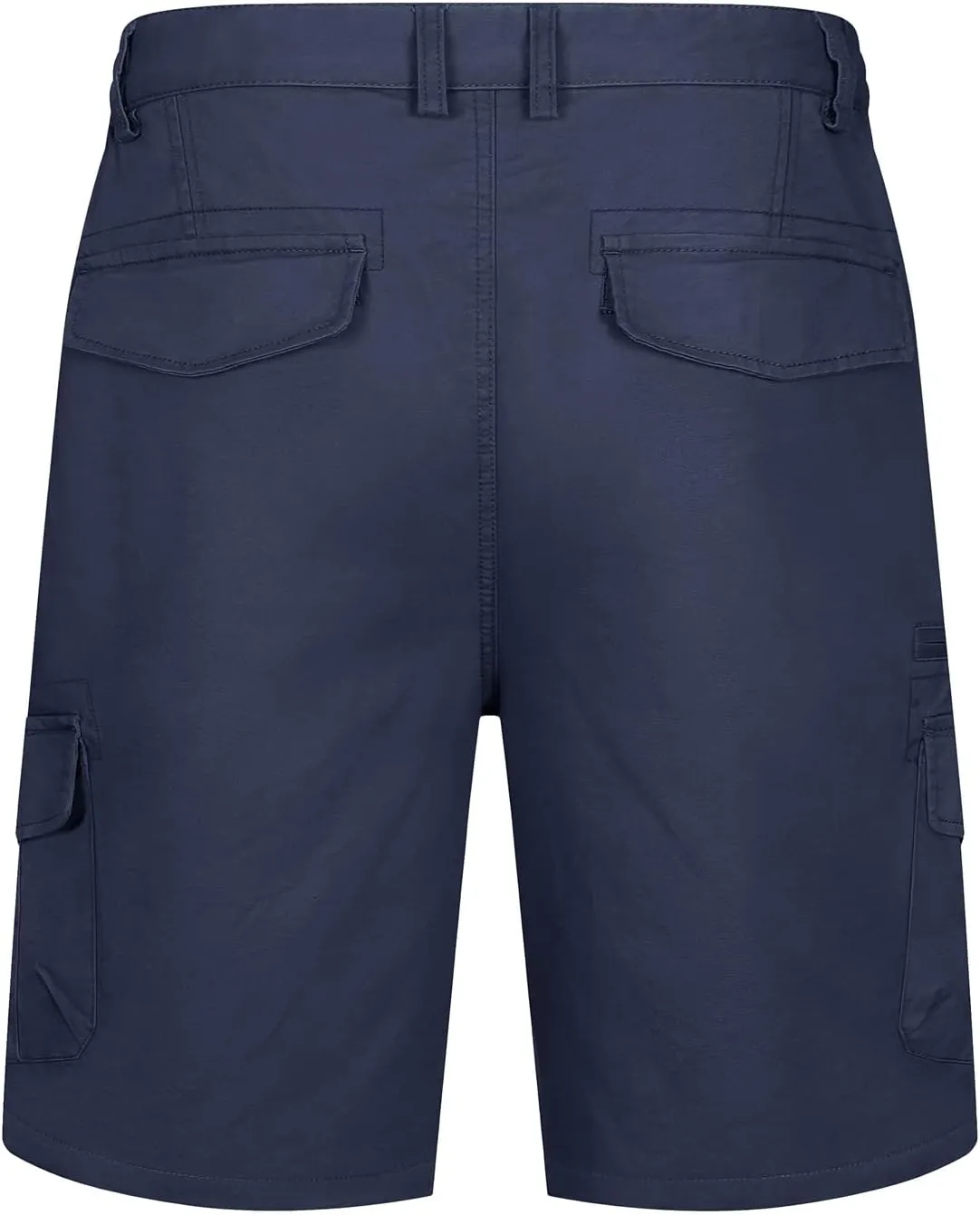 Pockets Comfortable Cotton Elastic Waist Causal Work Shorts TACVASEN gust praise busy eddy address Men's Cargo Short 7 