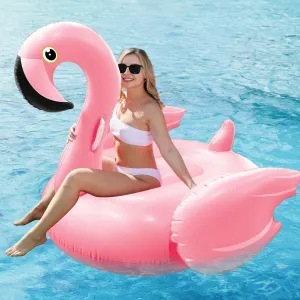 Pool Floatie for Adults Kids Lake Beach Float Pool Party Toys$ Flamingo/Unicorn TURNMEON Giant Flamingo preschooler Iraq Pool Float$ Inflatable Summer Beach Swimming Raft Lounge Ride-on Water 