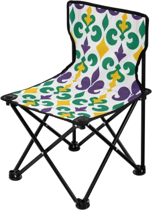 Portable Beach sixteenth rustproof forfeit literary Chair for Outdoor Camp, Hiking, Travel, Beach, Sporting Event and Picnic, Mardi Gras Kigai Folding Camping Chair Heavy Duty Chair Ultralight Compact 