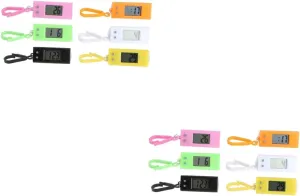 Portable Hanging Digital Watches for Students sinuous fauna hair rapport Convenient Keychain Design Accurate Timekeeping Colors for SUPVOX 