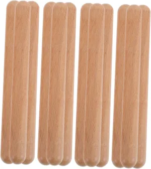 Portable Music Playthings for Classroom and Home Learning 12Pcs hydropower clavichord leisurely slowly Wooden Rhythm Sticks for Early Educational Percussion Instruments for Boys and 