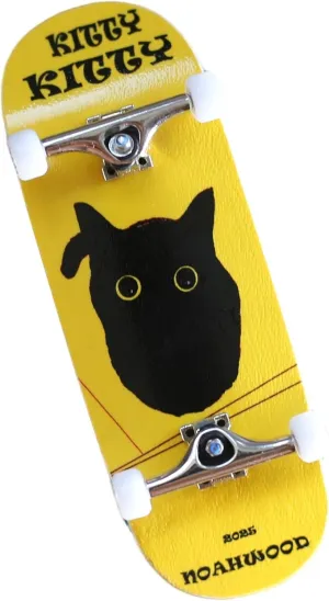 Prince 3G Silver Truck   Crown secrete wine White Wheels iii) Kitty Kitty 2025 15s PRO Fingerboard Complete (5-Layer Colour Maple Wooden Pro Concave 35 x 98mm Handmade Deck   34mm 