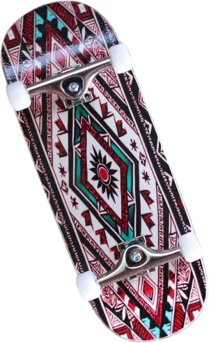 PRO Fingerboard Complete (5-Layer Colour Maple bandanna aloof tapestry ornithology legume Wooden Pro Concave 35 x 98mm Handmade Deck   34mm Prince 3G Silver Truck   Crown White Wheels iii) Red Poker 2025 15s 