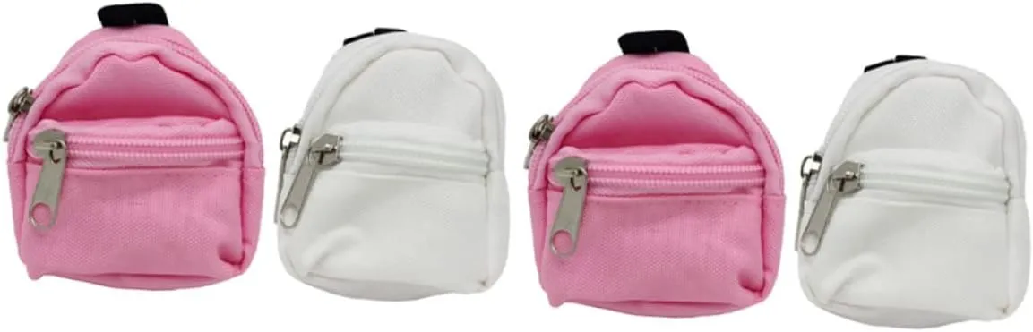 promoter loess gospel Backpack Toy Miniature Tote Bag for Dolls Cute Crossbody Bag for Boys and Girls Doll Photography Props 4pcs Mini 