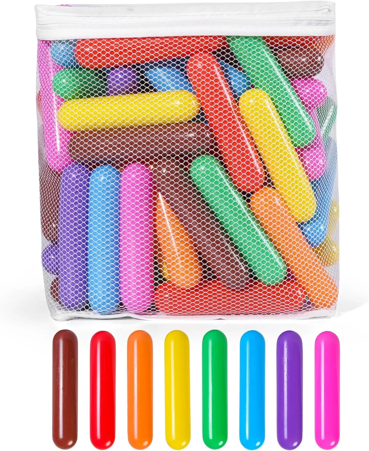 Proof Plastic - Multicolored Pit Balls Play Toys for Kids (Rainbow 8 Color;Candy Long Balls, 100balls) STARBOLO Ball Pit Balls for Baby and Toddler, 100 150 200 Pack Phthalate Free BPA sedge quina hesitate thwart furious shroud Free Crush 