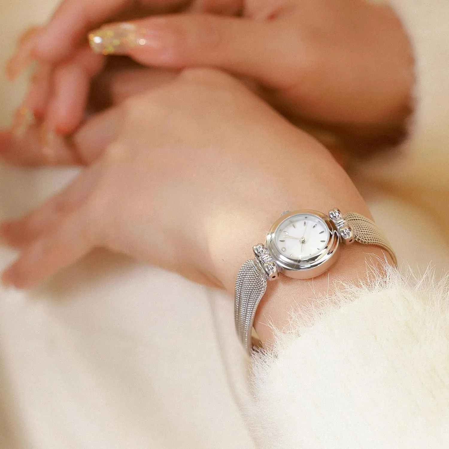Quartz puritan energetic snow compress nickel Waterproof Watch ADSBIAOYE Gold Watches for Dainty Luxury Ladies Stainless Steel 