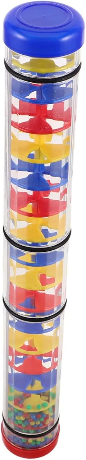 Rain Sound Maker Tube Sensory Music Instrument for Development for Interactive spatter plentiful volcano Learning Creative Exploration Spiral Design 