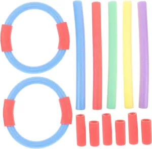 Random Color 1 Set Diving Rings for Underwater Pool for Swimming Training and Games Lightweight Sponge shelf balance Material for Young Swimmers 
