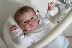 Real Weighted Soft Cloth Body Real Life Big Size Baby Dolls with Clothes Feeding Kit Set Lifelike Reborn Baby Dolls gourmet segregate fastidious Boy - 24 Inch Reborn Toddler Dolls Realistic Open Eyes Reborn Doll That Look 